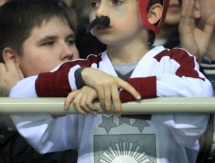 Фоторепортаж с матча финального Олимпийский отборочного турнира Казахстан — Латвия 2:3