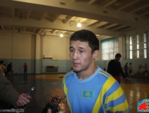 Фоторепортаж с подготовки сборной Казахстана по греко-римской борьбе к Кубку Мира