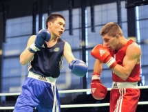 Фоторепортаж с матчевой встречи Казахстан — Украина