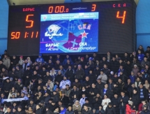 Фоторепортаж с матча КХЛ «Барыс» — СКА 5:4