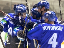 Фоторепортаж с матча КХЛ «Барыс» — СКА 5:4