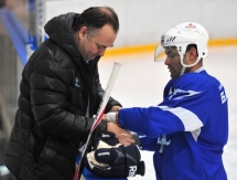 Фоторепортаж с открытой тренировки «Барыса»