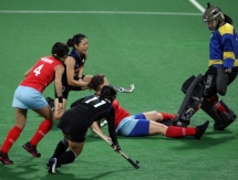 Фоторепортаж с матча Мировой лиги по хоккею на траве Япония — Казахстан 11:0