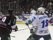 Фоторепортаж с матча КХЛ «Трактор» — «Барыс» 3:4 О.Т