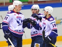 Фоторепортаж с матча МХЛ «Снежные Барсы» — «Чайка» 2:1 Б