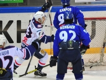 Фоторепортаж с матча МХЛ «Снежные Барсы» — «Чайка» 1:5