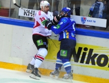 Фоторепортаж с матча КХЛ «Барыс» — «Трактор» 2:3