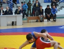 Фоторепортаж с Чемпионата Казахстана по вольной борьбе среди юниоров