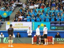 Фоторепортаж с матча Кубка Дэвиса Андрей Голубев — Андреас Хайдер-Маурер