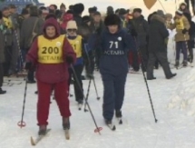 Столичные пенсионеры приняли участие в лыжной гонке