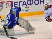 Фоторепортаж с матча КХЛ «Барыс» — СКА 5:4