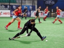 Фоторепортаж с матча Мировой лиги по хоккею на траве Япония — Казахстан 11:0