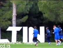 Видеоотчет с вечерней тренировки ФК «Кайрат»