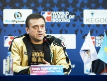 Фоторепортаж с церемонии взвешивания матчевой встречи WSB  «Aстана Arlans» — «German Eagles»