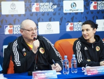 Фоторепортаж с церемонии взвешивания матчевой встречи WSB  «Aстана Arlans» — «German Eagles»