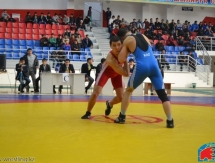 Фоторепортаж с Чемпионата Казахстана по греко-римской борьбе среди юниоров