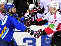 Фоторепортаж с матча КХЛ «Барыс» — «Трактор» 4:2