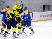 Фоторепортаж с матча ВХЛ «Дизель» — «Сарыарка» 3:4 О.Т