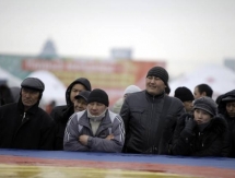 Батыры Астаны показали свою силу в қазақша күрес