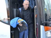 Приезд сборной Казахстана в Елгаву на матч с Россией