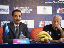 Фоторепортаж с церемонии взвешивания встречи WSB «Astana Arlans» — «Argentina Condors»