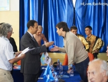 Фоторепортаж с церемонии взвешивания встречи WSB «Astana Arlans» — «Argentina Condors»