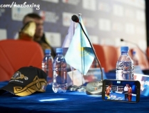 Фоторепортаж с церемонии взвешивания встречи WSB «Astana Arlans» — «Argentina Condors»