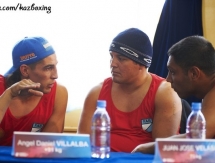 Фоторепортаж с церемонии взвешивания встречи WSB «Astana Arlans» — «Argentina Condors»