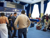 Фоторепортаж с церемонии взвешивания встречи WSB «Astana Arlans» — «Argentina Condors»