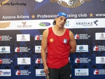 Фоторепортаж с церемонии взвешивания встречи WSB «Astana Arlans» — «Argentina Condors»