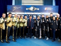 Фоторепортаж с церемонии взвешивания матчевой встречи WSB  «Aстана Arlans» — «German Eagles»