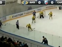 Видеообзор матча плей-офф ВХЛ «Дизель» — «Сарыарка» 3:4 О. Т