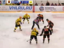 Видео матча плей-офф ВХЛ «Молот-Прикамье» — «Сарыарка» 2:4