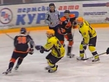 Видеообзор матча плей-офф ВХЛ «Молот-Прикамье» — «Сарыарка» 2:3 О.Т