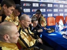 Фоторепортаж с церемонии взвешивания встречи WSB «Astana Arlans» — «Argentina Condors»