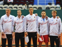 Фоторепортаж с первого игрового дня Кубка Дэвиса