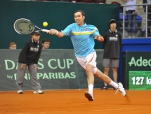 Фоторепортаж с первого игрового дня Кубка Дэвиса