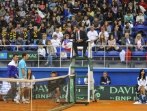 Фоторепортаж с первого игрового дня Кубка Дэвиса