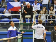 Фоторепортаж с первого игрового дня Кубка Дэвиса