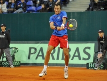 Фоторепортаж с первого игрового дня Кубка Дэвиса