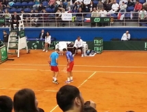 Фоторепортаж со второго игрового дня Кубка Дэвиса Казахстан — Чехия