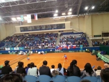 Фоторепортаж со второго игрового дня Кубка Дэвиса Казахстан — Чехия