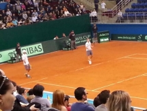 Фоторепортаж со второго игрового дня Кубка Дэвиса Казахстан — Чехия