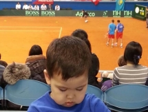 Фоторепортаж со второго игрового дня Кубка Дэвиса Казахстан — Чехия