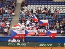 Фоторепортаж со второго игрового дня Кубка Дэвиса Казахстан — Чехия