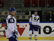 Фоторепортаж с раскатки перед матчем Казахстан — Великобритания