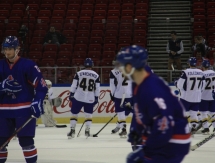 Фоторепортаж с раскатки перед матчем Казахстан — Великобритания