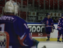 Фоторепортаж с раскатки перед матчем Казахстан — Великобритания