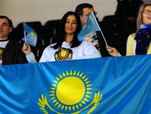 Фоторепортаж с матча Чемпионата Мира среди юношей в первом дивизионе Казахстан — Корея 10:1