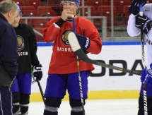 Тренировка сборной Казахстана 